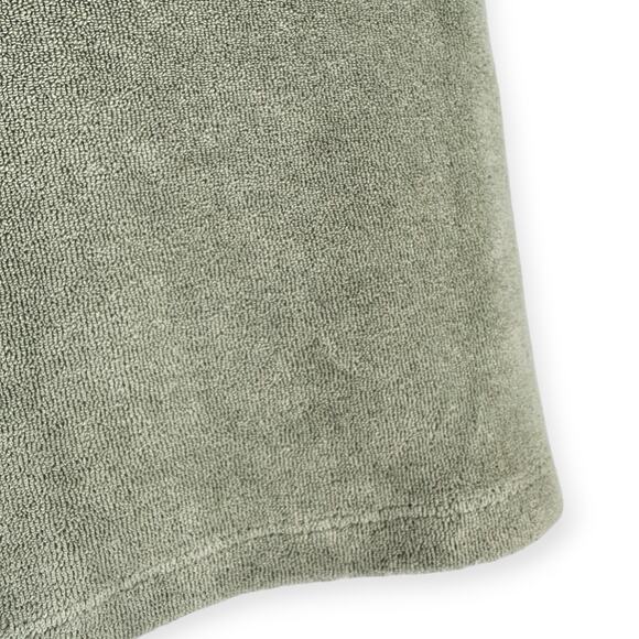 Topshop | Size 8 | Towelling Collared Mini Dress In Sage Green - Picture 8 of 12